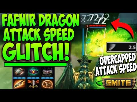 FAFNIR'S DRAGON GLITCHED AND CAN PASS 2.5 ATTACK SPEED! - Masters Ranked Duel - SMITE