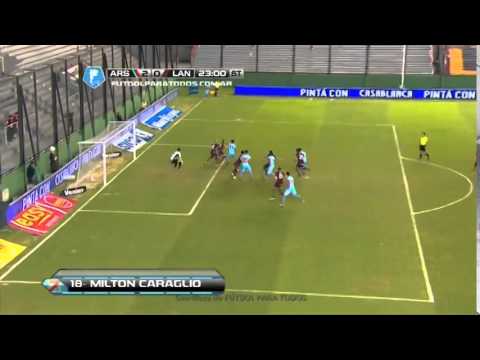 Gol de Caraglio  Arsenal 2   LanÃºs 0  Fecha 15  Torneo Final 2014  FPT