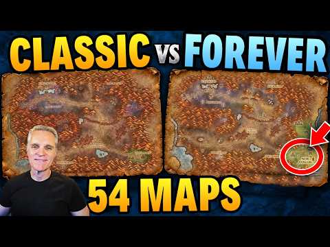 I Compared All 54 WoW Forever Maps to Classic