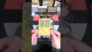 Pack Pokemon Orders with me! #pokemonchannel #collectiblecards #pokemoncards #pokemontcg #pokemon