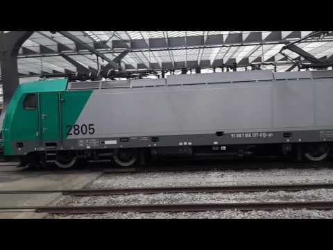 IC Brussels arrives in Rotterdam Central Station