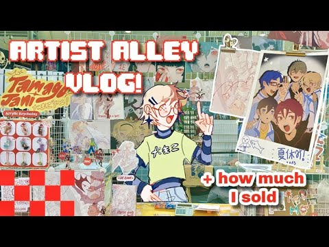 The Comic Con Stuttgart ARTIST ALLEY Experience ★ last con of the year & how much I sold!