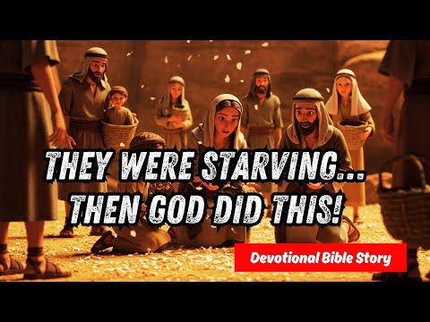 Manna from Heaven – God Provides in the Wilderness || Animated Bible Devotional #devotional