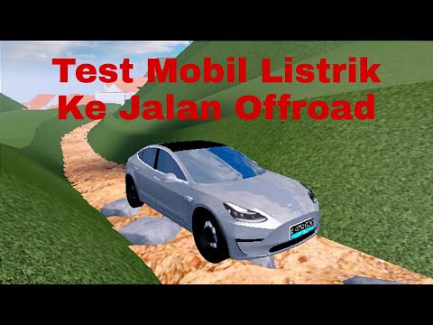 Test Mobil Listrik Ke Jalan Offroad | Car Driving Indonesia (ROBLOX) CDID014