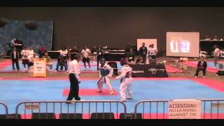 preview picture of video 'Taekwondo Team Trials 2009: Elkowitz vs Manuel Reyes'