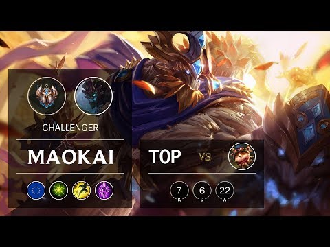 Maokai Top vs Teemo - EUW Challenger Patch 9.24