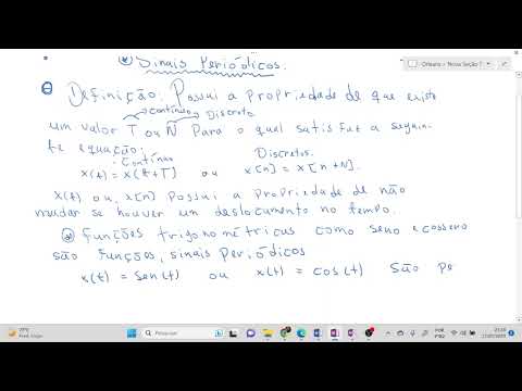 Sinais e Sistemas - Período de um sinal (Sinais Periódicos)
