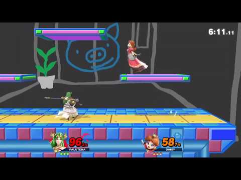 Palutena vs Daisy Smash Bros Ultimate