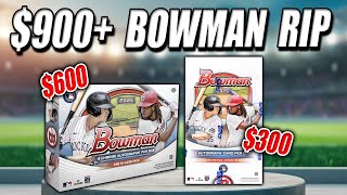 $900 WORTH OF BOWMAN GETS YOU THIS... | 2025 Bowman Hobby & Breaker's Delight Box Review