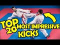 Top 20 Most Fantastic Karate Kicks (kumite)