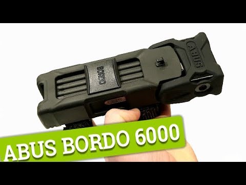 ABUS BORDO 6000 Bicycle Lock - A look, feature review, and weight