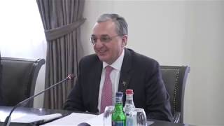 ԱԳ նախարար Զոհրաբ Մնացականյանի հանդիպումը Եվրոպայի խորհրդի գլխավոր քարտուղարի տեղակալ Գաբրիելա Բատաինի-Դրագոնիի հետ