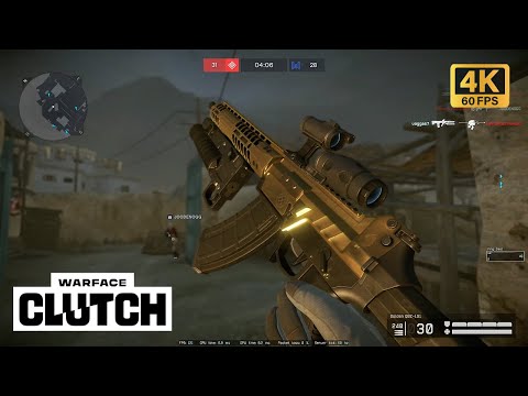 Warface: Clutch (2025) - Multiplayer Gameplay Golden QBZ-191 [4K]