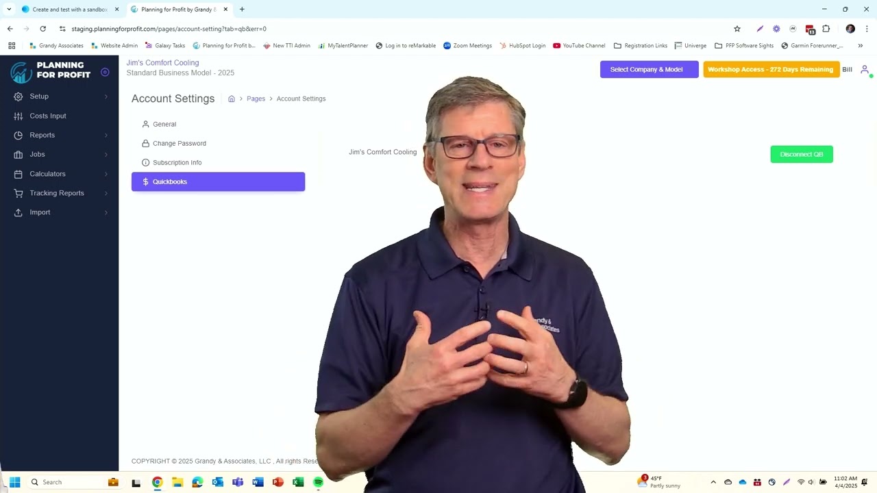 Connecting Quickbooks Tutorial