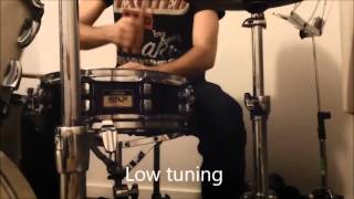 Video thumbnail for Yamaha Birch custom 14 x 4 snare test by The Berlin Drummer