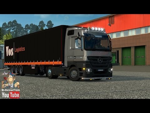 [ETS2 v1.24] Mercedes Actros MP3 Reworked v1.4 + Cabin & Flag DLC