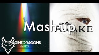 Whatever Monster - Imagine Dragons &amp; Skillet | Mashup