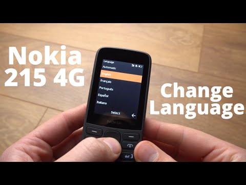 Nokia 215 4G - How to Change Language in Nokia 215 Phone.