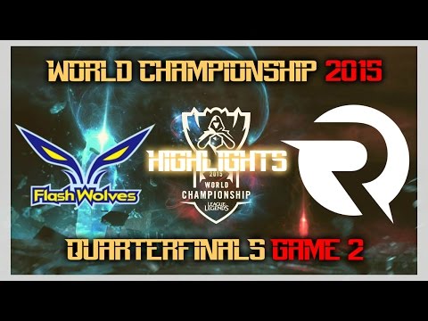 Flash Wolves vs Origen - HIGHLIGHTS - Quarterfinals Game 2 - World Championship 2015 - LoL