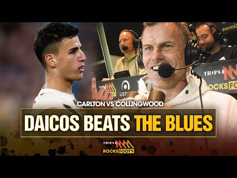 Triple M's Call Of Nick Daicos' Game Winning Goal To Beat The Blues | Triple M Footy