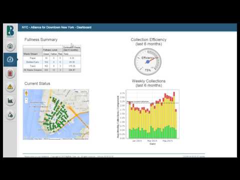 CLEAN Management Console Demo - Bigbelly Smart Waste & Recycling System