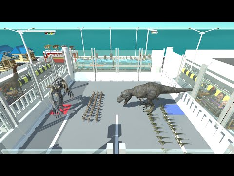 Street Fighter Dinosaur: Which team will beat Team Trex? - Animal Revolt Battle Simulator
