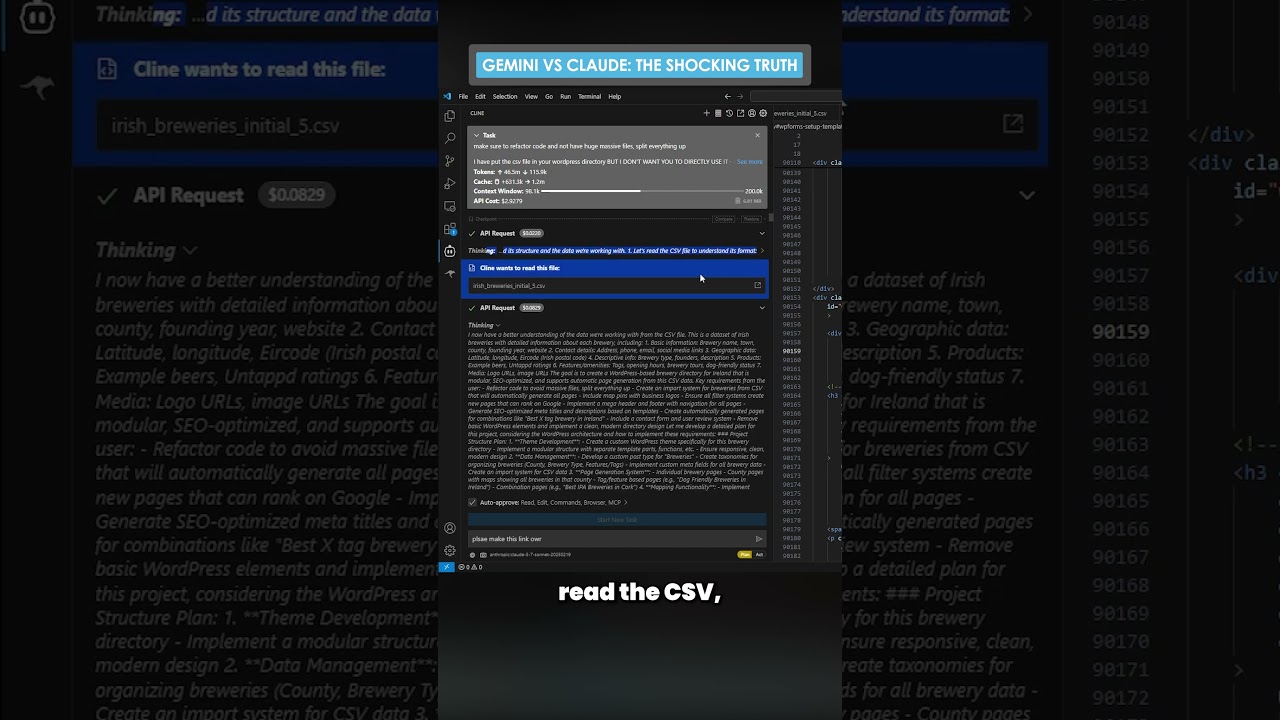I Finally Admit: Gemini 2.5 Beats Claude Sonnet #googlegemini #claudeai