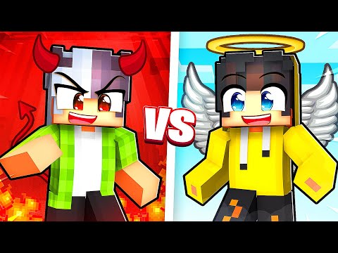 ŞEYTAN VS MELEK SIĞINAĞI 😈😇 | Minecraft