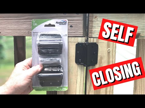 SELF-CLOSING Adjustable Spring Hinges - National Hardware Spring Hinge