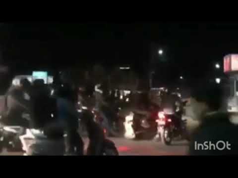 People Going against police in nepal during VIP sawari