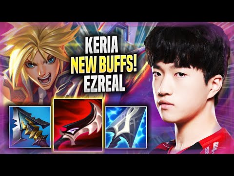 KERIA TRIES EZREAL WITH NEW BUFFS! - T1 Keria Plays Ezreal ADC vs Miss Fortune! | Season 2022