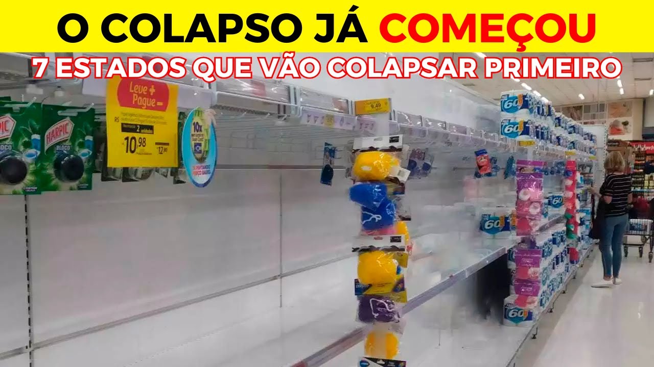 Se a Economia Colapsar, Estes 7 Estados do Brasil Vão Quebrar Primeiro