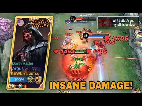 INSANE DAMAGE!!! HOW TO MAKE FARAMIS ULT USELESS USING ARGUS | BRUTAL DAMAGE ARGUS IS BACK! | MLBB