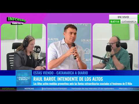 🎥 LOS ALTOS SE PREPARA ANTE LLUVIAS EXTRAORDINARIAS Y EL HANTAVIRUS | INTENDENTE RAÚL BAROT