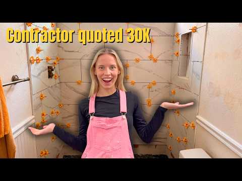 Can I Demo My Bathroom With No Experience For Under 5k (Contractor quoted 30k) Part 6: Tiling