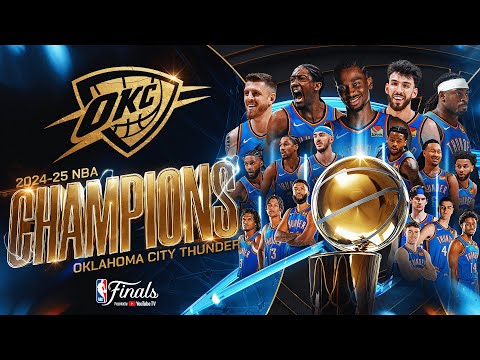 The Oklahoma City Thunders' BEST PLAYS of the 2025 NBA Playoffs!