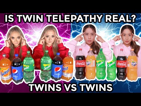 TWIN TELEPATHY TEST ~ TWINS VS TWINS!  (Results Are Insane)