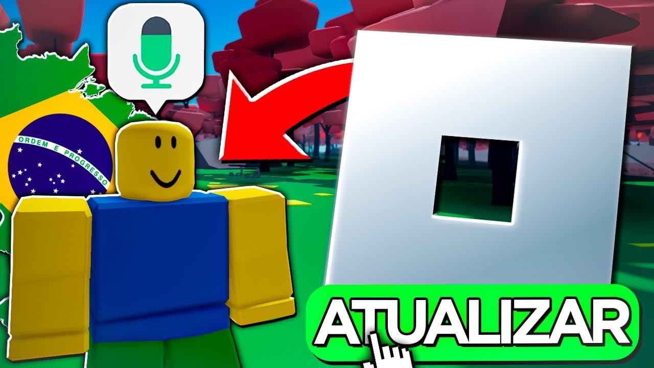 ROBLOX CHAT DE VOZ PRA TODOS no BRASIL e ROBLOX ATUALIZOU