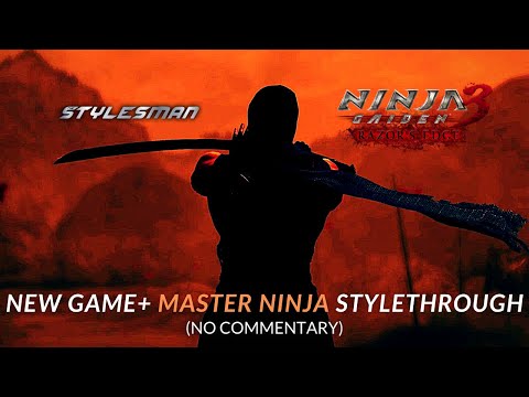 Ninja Gaiden 3: Razor's Edge - New Game+ Master Ninja Stylethrough (No Commentary)