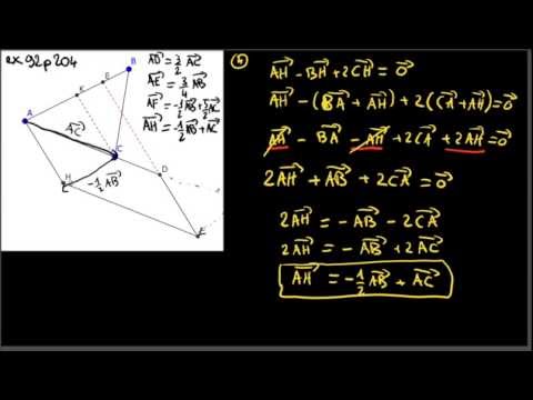 Décomposition d'un vecteur dans une base 1erS