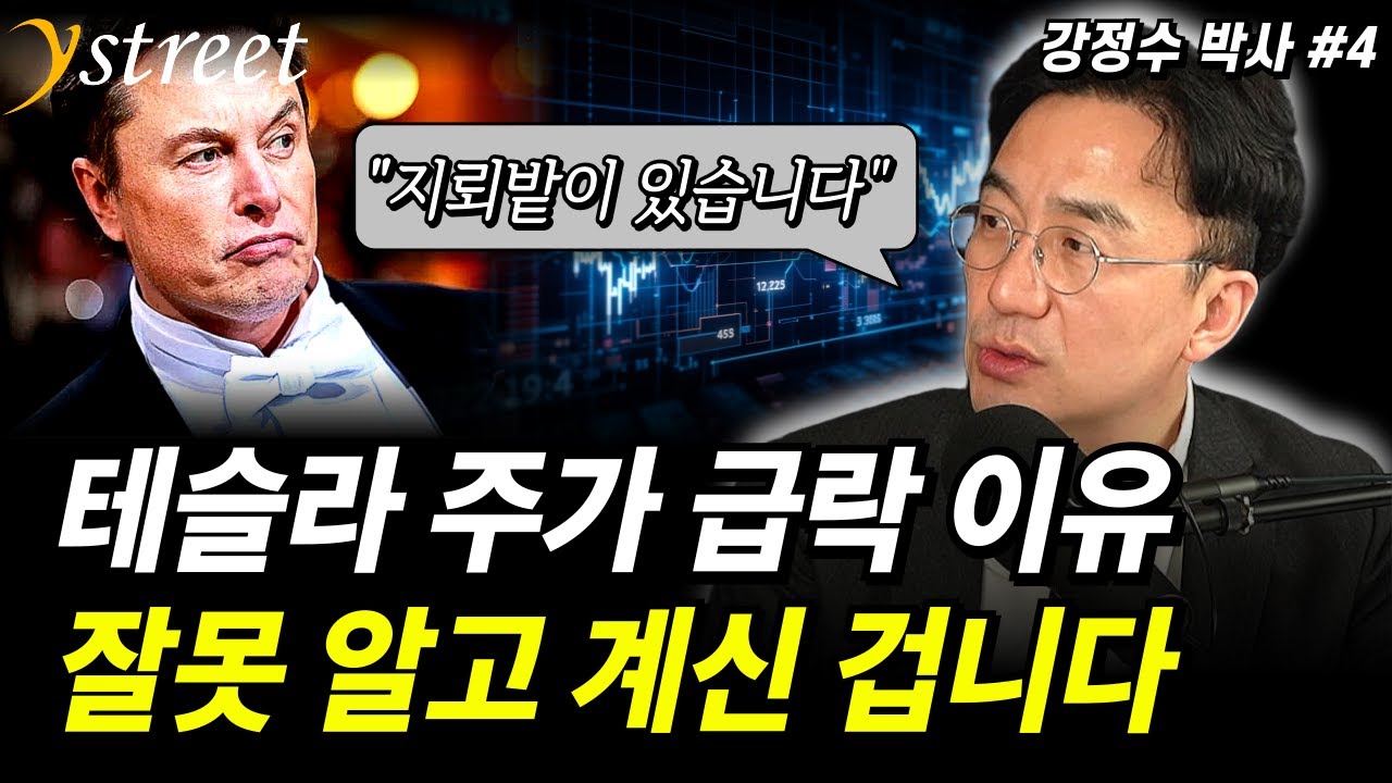 "지뢰밭이 있습니다" 테슬라 주가 급락 이유...잘못 알고 계신 겁니다 / 강정수 박사 (4부)