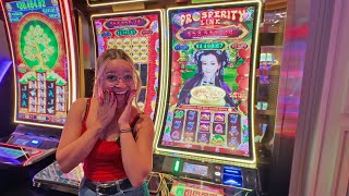 Will Lady Luck Strike When Greta Plays This Slot Machine?!
