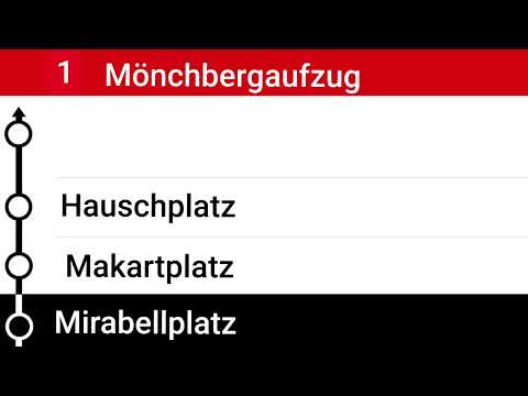 Ansage Bis Mönchbergaufzug Linie 1 SVV Salzburg