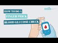 How To Do A Finger Prick Blood Glucose Check