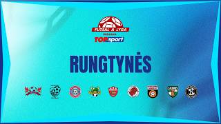 Futsal A lyga. 3 turas: Gargždų Pramogos - Vilnius Futsal (2026-10-11)