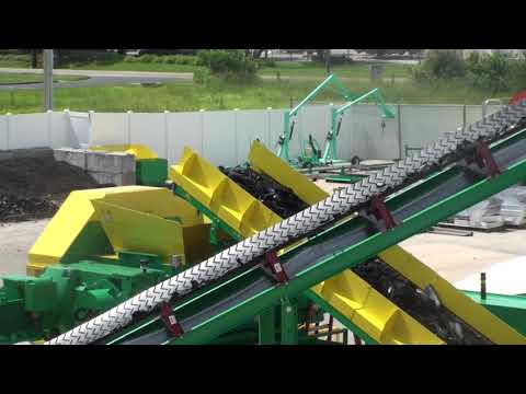 Tire Derived Fuel/Aggregate Crumb Rubber Feed Stock System | CM Shredders