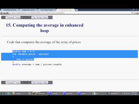 Week 10 Java Array Part 5