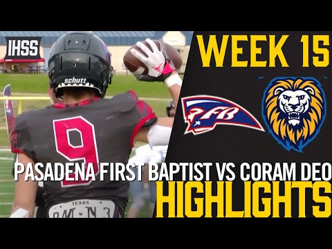 Pasadena First Baptist Triumphs in TAPPS Six-Man Title | Full Highlight Recap