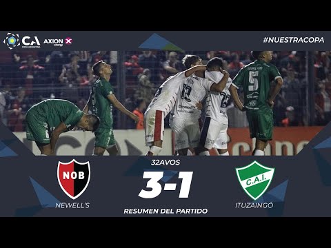 32avos: Newell's 3 - Ituzaingó 1