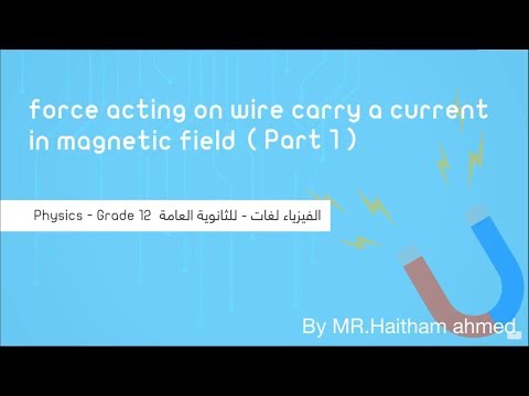 Magnetic force acting on a current carrying wire (Part 1) - Physics - فيزياء لغات - للثانوية العامة"},"sts":17855,"url":"